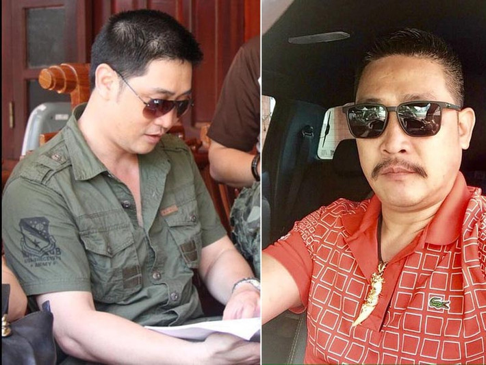 Hình ảnh diễn viên Hồ Phong hiện tại (phải) và 10 năm trước.