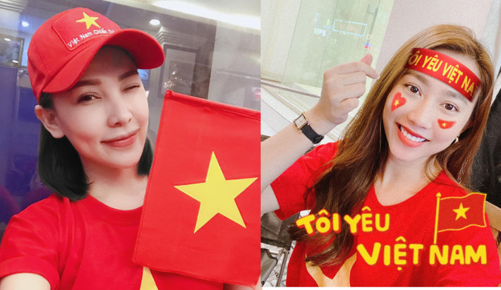 Diễn viên - người mẫu Quỳnh Thư và diễn viên Huỳnh Hồng Loan đang là hai người đẹp thu hút sự chú ý khi có liên quan đến chân sút "hot boy" của đội tuyển Việt Nam - Tiến Linh.