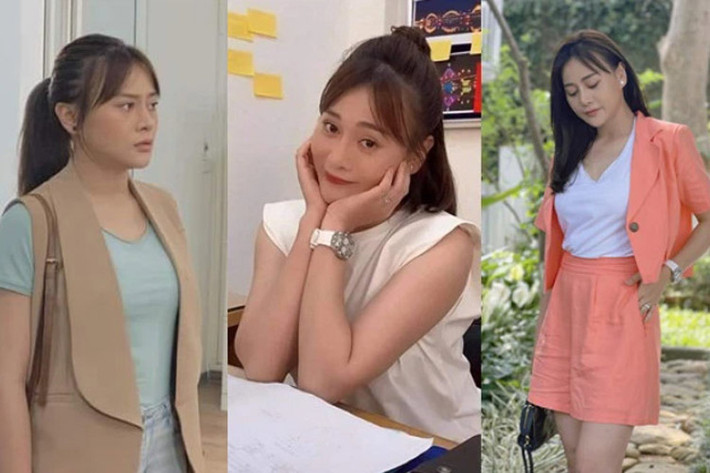 Loạt ảnh bật mí về tạo hình của Phương Oanh trong phần 2 "Hương vị tình thân" khiến khán giả mong ngóng từng tập phim. (Ảnh: VTV)