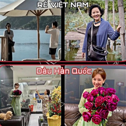 Trấn Thành đăng ảnh hài hước "dìm hàng bà xã", khéo khoe mình là chàng rể Việt Nam giỏi lấy lòng mẹ vợ người Hàn Quốc.