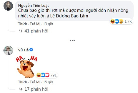 Diễn viên Tiến Luật còn bình luận hài hước trên "mọi mặt trận" trước nỗi đau khổ của đàn em.