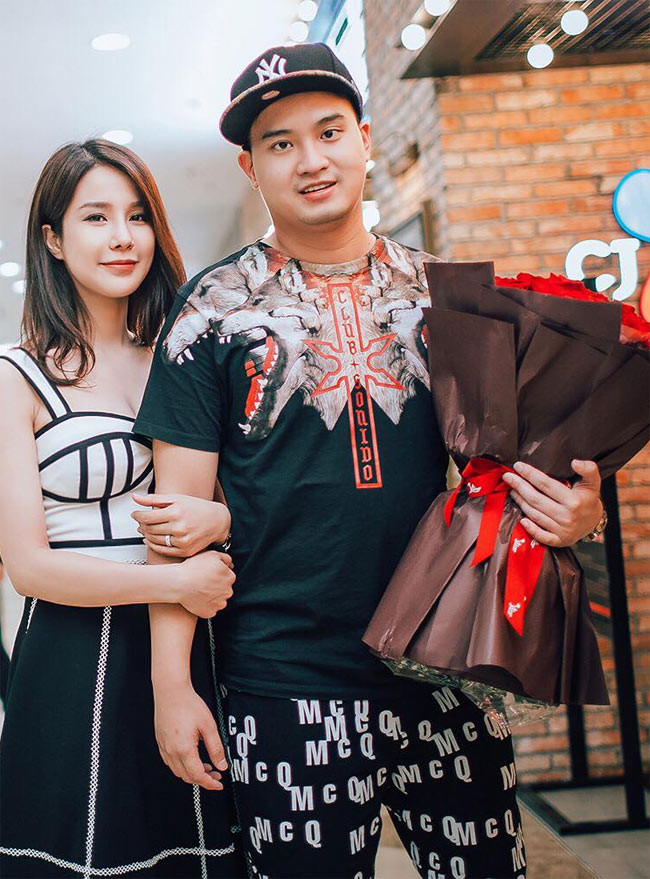 Chồng Diệp Lâm Anh kém cô 1 tuổi và xuất thân từ gia đình giàu có.