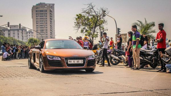 Chiếc R8 570 mã lực của Audi cũng có mặt. Hiện mới có 60 chiếc xe này được sản xuất.