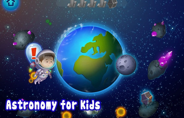 Astronomy for Kids: Khám phá hệ mặt trời, tìm hiểu về vũ trụ rộng lớn là một trong những chủ đề khiến trẻ cực kỳ hứng thú. Trò chơi này mang đến cho trẻ kiến thức đầy đủ hơn về vũ trụ, thông qua hình ảnh động và âm thanh chất lượng cao.