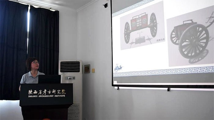 Theo viện nghiên cứu, đây là cỗ xe thứ hai thuộc loại này được khai quật cho tới nay, và là cỗ xe duy nhất được bảo quản tốt với các bộ phận hoàn chỉnh.