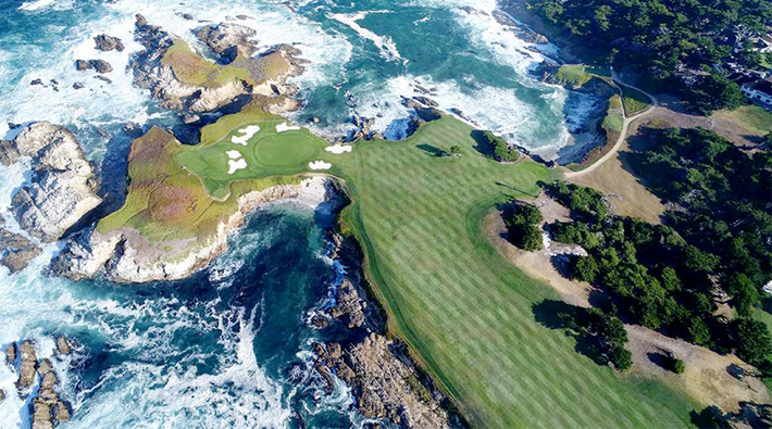 2. Cypress Point: Cypress Point Club là một câu lạc bộ golf tư nhân ở California. Câu lạc bộ có một sân golf 18 hố duy nhất, một trong tám sân golf trên bán đảo Monterey gần Monterey, California. Sân golf nổi tiếng với một loạt các hố kịch tính dọc theo Thái Bình Dương. Sân golf Câu lạc bộ Cypress Point đi vào hoạt động vào ngày 11 tháng 8 năm 1928. Byington Ford, Roger D. Lapham và Marion Hollins là những người tiên phong cho dự án.