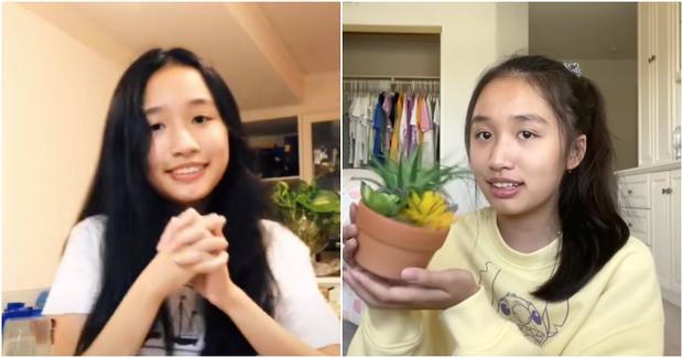 Cô bé 15 tuổi này sở hữu gương mặt xinh xắn cùng phong cách thời trang năng động, trẻ trung. Thế nhưng khi để mặt mộc, Jenny Huỳnh trông kém tươi tắn, kém rạng rỡ hơn hẳn.