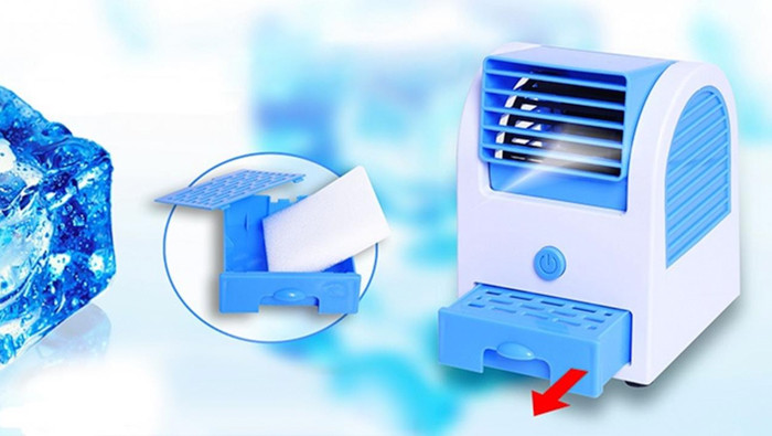 Trên thị trường hiện nay đang có loại quạt điều hòa mini được quảng cáo là có giá thành rẻ và khả năng làm mát tức thì, không cần lắp đặt.