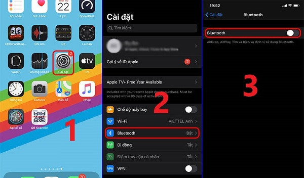 Các thiết bị Bluetooth có thể tự động kết nối khi được đặt gần điện thoại và gây ngốn pin điện thoại nếu bạn đang bật chế độ này. Hãy ngắt bỏ kết nối các thiết bị Bluetooth không cần thiết bằng cách vào Settings > Bluetooth, thậm chí gỡ bỏ những thiết bị Bluetooth không cần thiết.