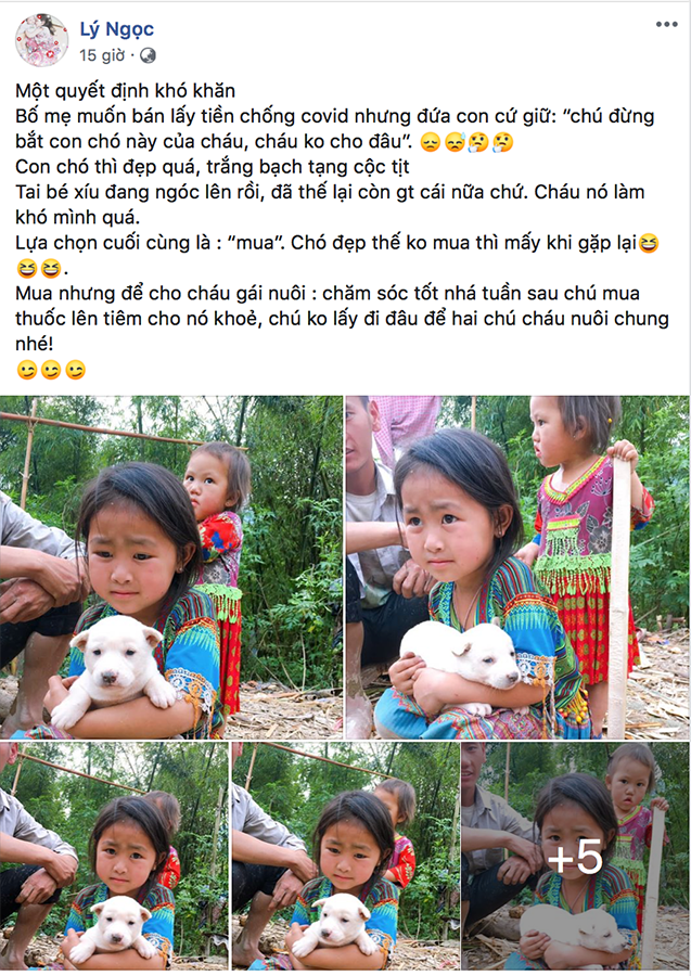 Mới đây, trong nhiều diễn đàn lớn trên mạng xã hội chia sẻ câu chuyện về một em bé vùng cao ôm khư khư một chú chó nhỏ. Thoạt nhìn, ai cũng nghĩ cô bé mang chó đi bán, thế nhưng nghe được câu chuyện phía sau hành động đáng yêu này khiến nhiều người "tan chảy" vì quá đáng yêu.