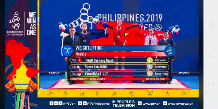 Ngày 3/12 tại SEA Games 30, đô cử Phạm Thị Hồng Thanh khiến khán giả bất ngờ khi xuất sắc giành được HCV ở chung kết cử tạ hạng cân 64 kg nữ ở nội dung cử đẩy từ cử giật 90 kg, cử đẩy 124 kg.
