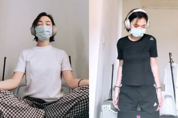 Sau khi trở về từ tuần lễ thời trang Milan, Châu Bùi cho biết cô đã tự khai báo ở sân bay và được đưa đi cách ly Covid-19 ngay. Sau khi khóc ròng 2 tiếng đồng hồ vì nhớ nhà, cô nàng tuân thủ nghiêm chỉnh quy định cách ly.