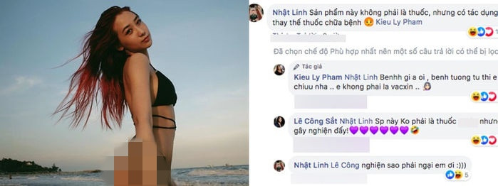 Khoảnh khắc Kiều Ly khoe ảnh diện bikini gợi cảm được chàng quân nhân khen hết lời.