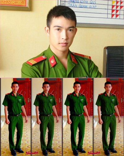 Gần đây, dân mạng xôn xao về cậu bạn có nickname khá dễ thương là Nobita Nguyen (tên thật là Nguyễn Trung Đại). Đại SN 1990, là một chiến sĩ CAND thuộc đơn vị PC64 - Công an tỉnh Bình Phước.