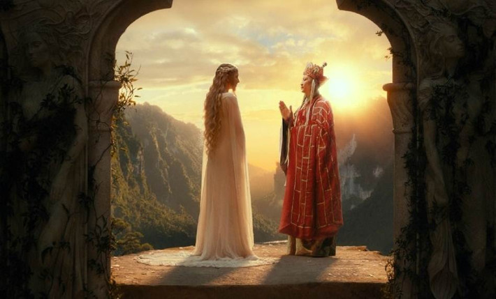 Phút giây lãng mạn của Đường Tăng và nữ hoàng Galadriel.