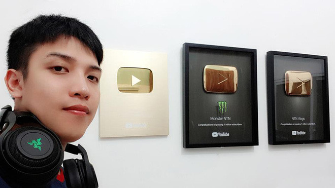 NTN Vlog là kênh đứng thứ 3 trong danh sách được theo dõi nhiều nhất Việt Nam, đây cũng là Youtuber đầu tiên tại Việt Nam sở hữu 3 nút vàng. Với hơn 8 triệu người đăng kí, doanh thu mỗi năm của NTN rơi vào khoảng 3,3 - 52,9 tỷ đồng.