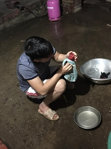 Lau rửa, chăm sóc gà cẩn thận, thế mà vợ ốm cũng không ra chợ mua nổi cho bát cháo.