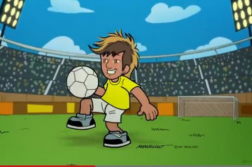 Vào tháng 4/2013, series truyện tranh với tên gọi Neymar Jr đã bắt đầu được xuất bản với nhân vật trung tâm là cậu bé Neymar Jr với tài năng đá bóng thiên bẩm.