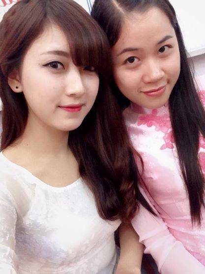 Thúy Ngân không chỉ có khuôn mặt dễ thương mà còn sở hữu một thân hình khá đẹp.