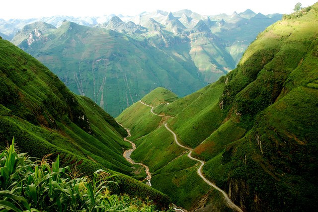 Mã Pì Lèng (Hà Giang) được mệnh danh là "vua" của những cung đường hiểm trở ở Việt Nam. Nơi đây là một trong tứ đại đỉnh đèo vùng núi Tây Bắc thách thức bất kỳ phượt thủ nào bởi con đường chạy dài quanh lưng núi, hai bên có vực đá sông Nho Quế và hẻm vực sâu hùng vĩ nhất Đông Nam Á.