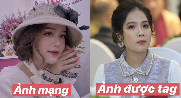 Có lẽ do góc chụp, kiểu tóc và phong cách trang điểm khiến cho bạn gái Quang Hải bị dìm hàng khá khá. Yếu tố ánh sáng cũng làm cho nước da cô nàng kém tươi tắn dù đã phủ một lớp phấn dày. Hơn thế nữa, hiện nay, ai cũng dùng các phần mềm chụp ảnh để có thể sở hữu nhan sắc xinh đẹp hơn trên mạng xã hội nên việc có đôi chút khác biệt giữa thật và ảo là điều không tránh khỏi.