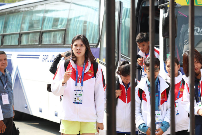 Ở SEA Games 2019, hot girl Taekwondo cũng xuất sắc giành HCV khi "hành" đối thủ không phản đòn lại được.