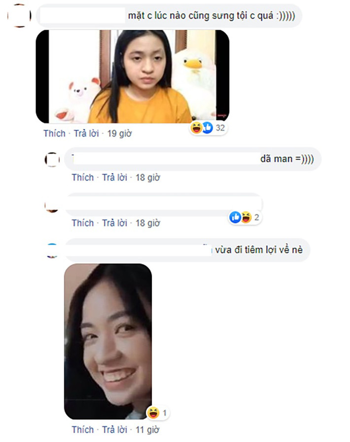 Trước đó, Thanh Tâm từng cố gắng giải thích cho việc ảnh chụp lén kém xinh hơn hẳn ảnh tự đăng với lý do "bị ốm", "có người ghét nên cố tình kéo mặt cho to ra". Càng giải thích, hot girl càng phải hứng chịu "gạch đá" dư luận.