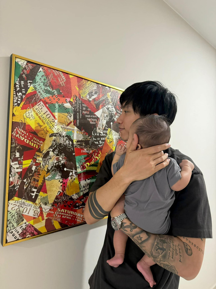 Cả hai hiện đang viên mãn bên gia đình nhỏ, Doãn Hải My thường xuyên cập nhật hình ảnh ông xã bên con trai khiến netizen ngưỡng mộ. (Ảnh: FBNV)