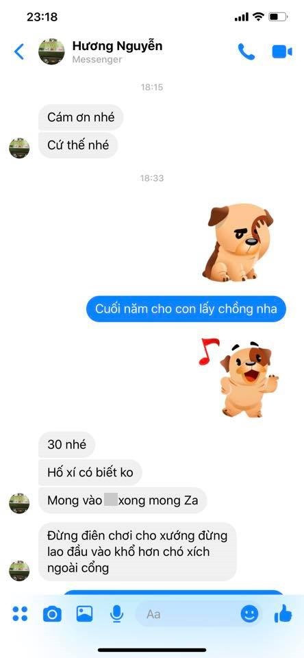Thi thoảng, Hậu “đòi” kết hôn nhưng không nhận được sự đồng ý của mẹ vì "lấy chồng khổ lắm".