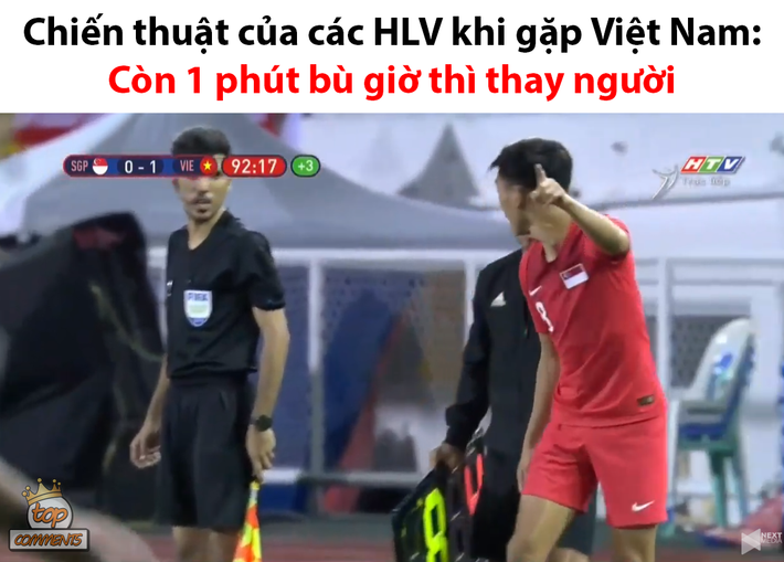 Cầu thủ đáng thương nhất trận, vừa được vào sân thì hết giờ. Có lẽ đây là chiến thuật bí mật của các HLV khi phải đối đầu với U22 Việt Nam chăng?