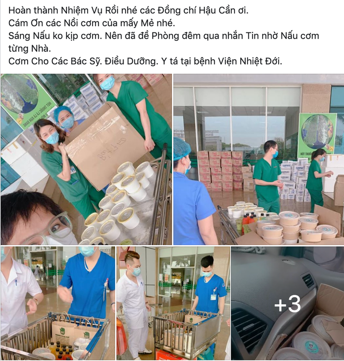 Bản thân không dư giả gì, có 3 con nhỏ và bố đang điều trị ung thư nhưng chị Thủy vẫn quyết góp một phần sức lực nhỏ bé cho cuộc chiến chống lại đại dịch Covid-19. Chị hy vọng món quà nhỏ của mình sẽ giúp các bác sĩ được tiếp thêm sức mạnh về cả tinh thần lẫn sức khỏe để chiến đấu với dịch.