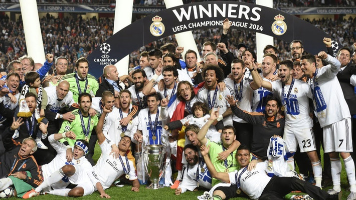 Việc Real Madrid hoàn tất cú “Decima” - lần thứ 10 vô địch Champions League là một trong những sự kiện nổi bật của bóng đá thế giới năm 2014. Hoàn toàn xứng đáng, dù có chút may mắn. Mãi đến phút 90+3 của trận chung kết, hậu vệ Sergio Ramos mới kịp san bằng tỷ số 1-1, để rồi thắng Atletico Madrid 4-1 sau 120 phút. Họ nối tiếp thành tích này bằng việc thắng San Lorenzo 2-0, vô địch giải Club World Cup vào cuối năm.