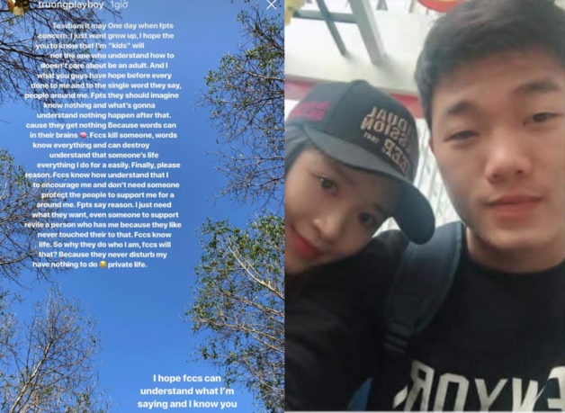 Vụ việc gây ồn ào một thời gian dài, chính Xuân Trường cũng mất điểm trong mắt người hâm mộ khi lên tiếng bênh vực bạn gái bằng tiếng Anh với một số câu nói không được hay cho lắm như: "Fan phong trào chẳng biết và chẳng hiểu gì cả bởi họ không có não”, “Rồi một ngày nào đó, khi fan phong trào trưởng thành, mình hi vọng họ (những đứa trẻ đó) sẽ hiểu được làm người lớn là như thế nào”.