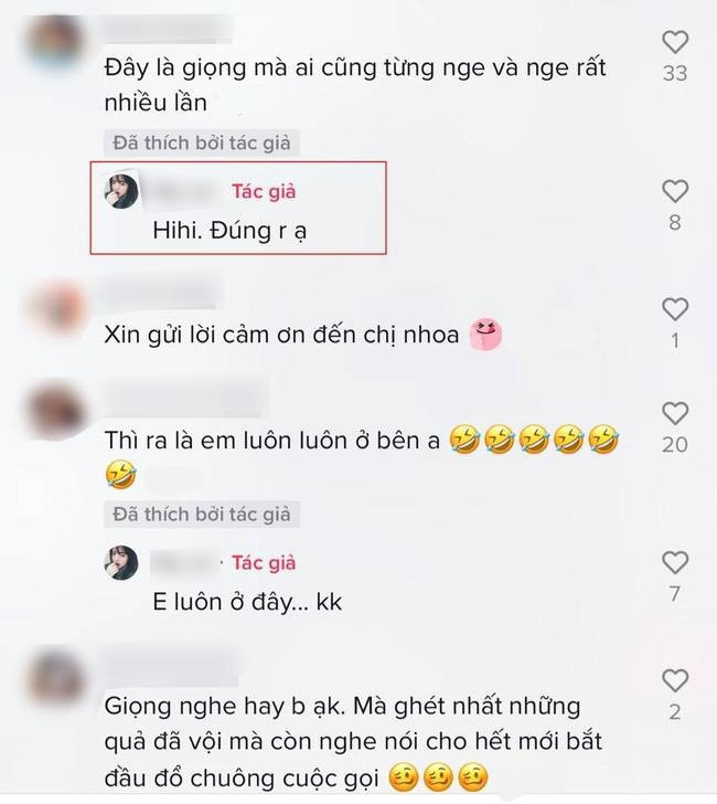Theo đó, chủ nhân của những đoạn clip này là một cô gái trẻ, có ngoại hình xinh xắn dễ thương, lại có chất giọng cực chuẩn của một “chị tổng đài”. Không chỉ có giọng nói truyền cảm mà nhan sắc của cô gái này cũng gây chú ý, giúp những đoạn video đều nhận được hàng trăm, hàng nghìn lượt like, bình luận và chia sẻ.