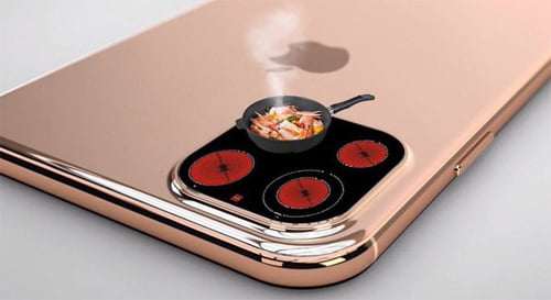Bức ảnh chế iPhone 11 với đủ loại bếp từ, bếp hồng ngoại được nhiều CĐM "thả like".