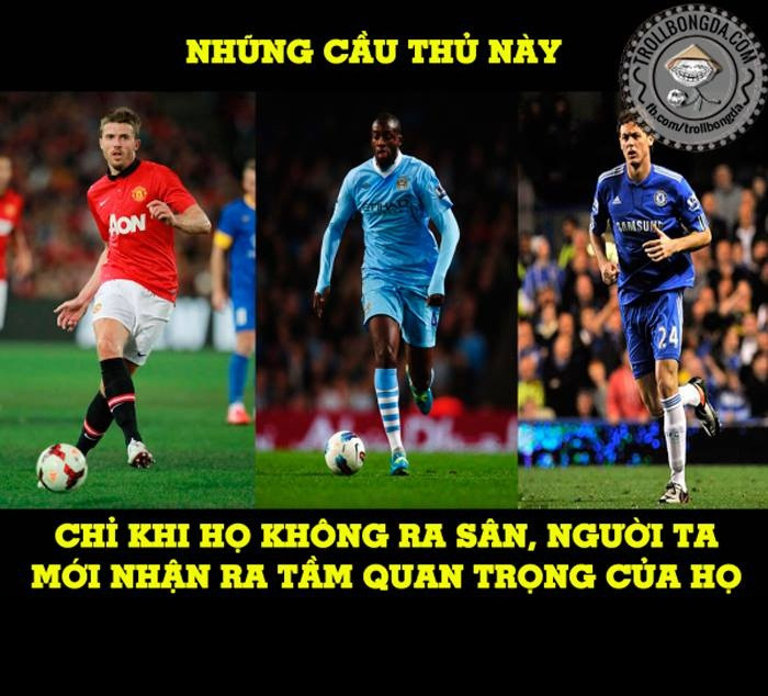 Carrick, Toure, Matic là 3 tiền vệ trung tâm của 3 đội bóng đang đứng đầu Premier League. Họ là sự khác biệt lớn nhất giữa top 3 và những đội bóng còn lại tại giải đấu khắc nghiệt nhất hành tinh này.