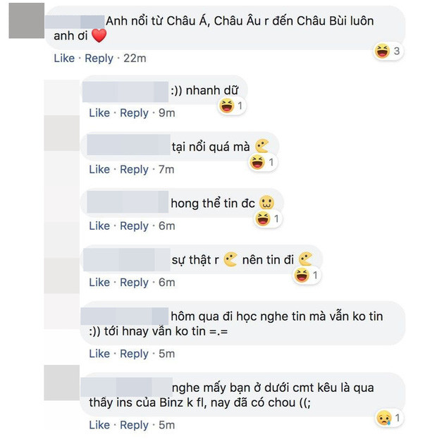 Có fan hâm mộ còn "cà khịa" cực mạnh với câu bình luận "Anh nổi từ Châu Á, Châu Âu rồi đến Châu Bùi luôn anh ơi". Dân tình còn liên hệ đến MV "Bigcityboi" những ngày qua lọt top trending YouTube nhiều quốc gia trên thế giới.