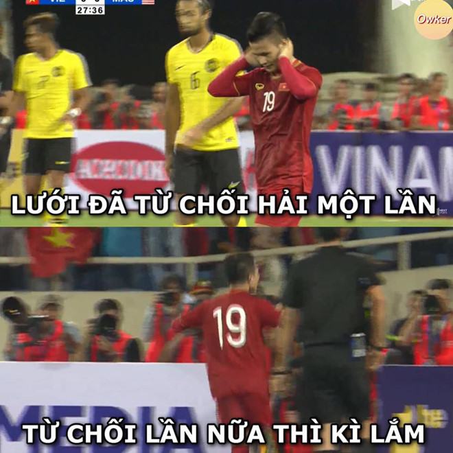 Nguyễn Quang Hải là cái tên được nhắc tới nhiều sau chiến thắng 1-0 của đội tuyển Việt Nam trước Malaysia tại vòng loại World Cup 2022. Bàn thắng siêu phẩm của tiền vệ này trở thành đề tài bất tận cho cư dân mạng tung ra loạt ảnh chế bóng đá mới. Ảnh: Fandom Owker.