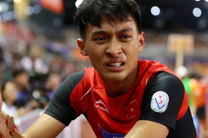 Nhật Hoàng cũng chính là chủ nhân của tấm HCV SEA Games 2019 ở nội dung chạy 400m với thành tích 46 giây 56.