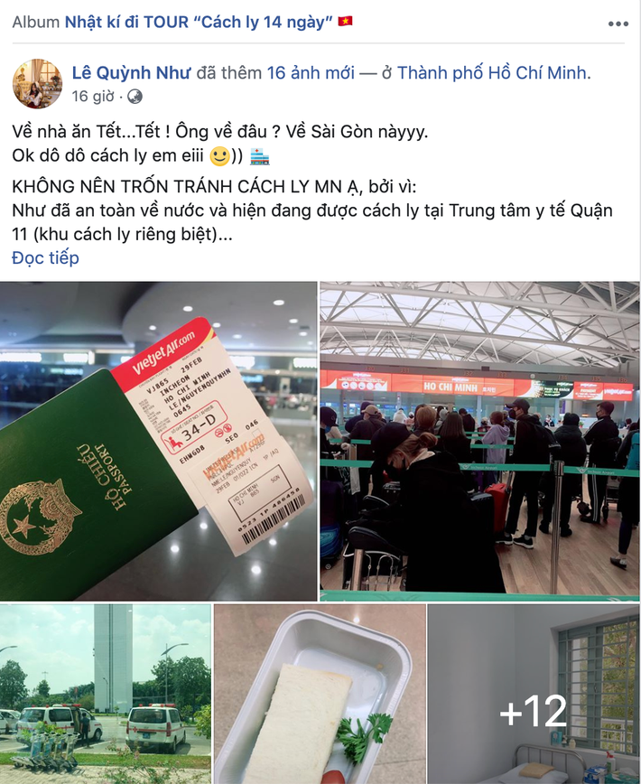 Cách ly Covid-19 trong vòng 14 ngày tại Việt Nam đang trở thành chủ đề hot trên mạng xã hội. Theo chia sẻ của một số người trong cuộc thì họ có những trải nghiệm cực kỳ tuyệt vời, không kém gì đi nghỉ dưỡng 5 sao tại bệnh viện. Mới đây, chia sẻ của một cô gái từ vùng dịch trở về khiến ai nấy đều thích thú.