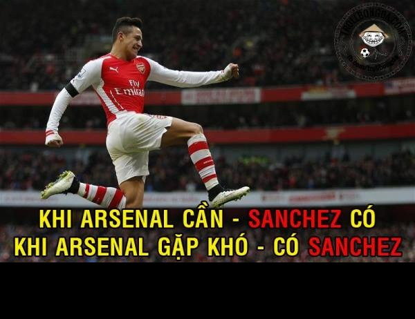 Trong trận đấu giữa Arsenal và Stoke City, Alexis Sanchez là các tên được nhắc tới nhiều nhất khi anh là người vừa kiến tạo cho đồng đội vừa ghi bàn giúp Arsenal vượt qua Stoke với tỷ số 3-0.