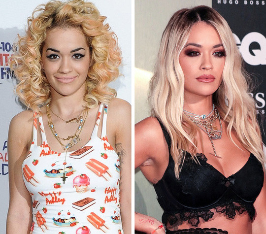Rita Ora vẫn giữ được phong cách quyến rũ như thời mới vào nghề. Thậm chí hiện tại cô trông như trẻ hơn 10 năm trước.
