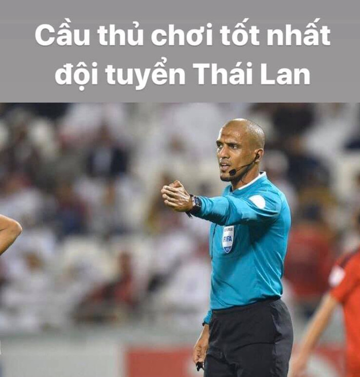 Sau khi trận đấu kết thúc, người bị nhắc tên nhiều nhất trên mạng xã hội không phải các cầu thủ mà chính là trọng tài Ahmed Alkaf. Cộng đồng mạng còn cho rằng, ông chính là cầu thủ thứ 12 của tuyển Thái Lan.