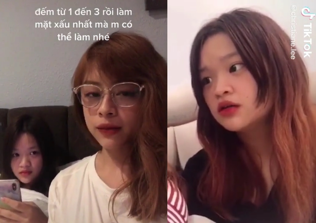 Không chỉ anh trai - em gái, kể cả chị gái - em gái của tài khoản Tik Tok cô nàng 19 tuổi Quả Lê cũng sẽ làm dân mạng phải bật cười sau những clip "cà khịa" em gái hết sức vui nhộn.
