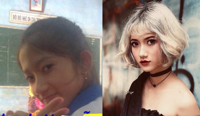 Chia sẻ hình ảnh hồi nhỏ, cô gái Quảng Ngãi có vòng eo bé hơn Ngọc Trinh khiến nhiều người thích thú bởi màn "lột xác" quá ngoạn mục.