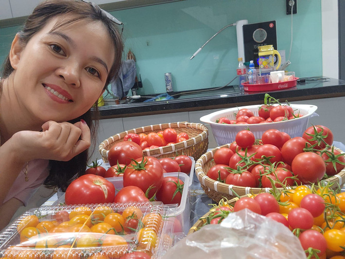 Chủ nhân của khu vườn đặc biệt này.
