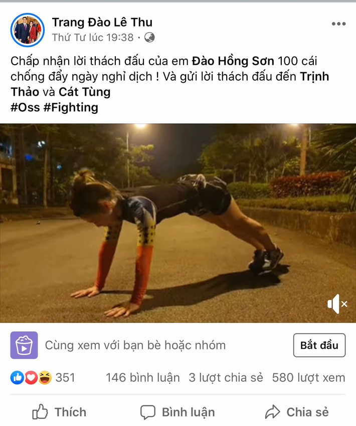 Nhiều vận động viên thể dục, thể thao quốc gia cũng hào hứng thách thức nhau plank, chống đẩy trên mạng xã hội. aaaaaaaaaaaaaa aaaaaaaaaaaaaaaaa