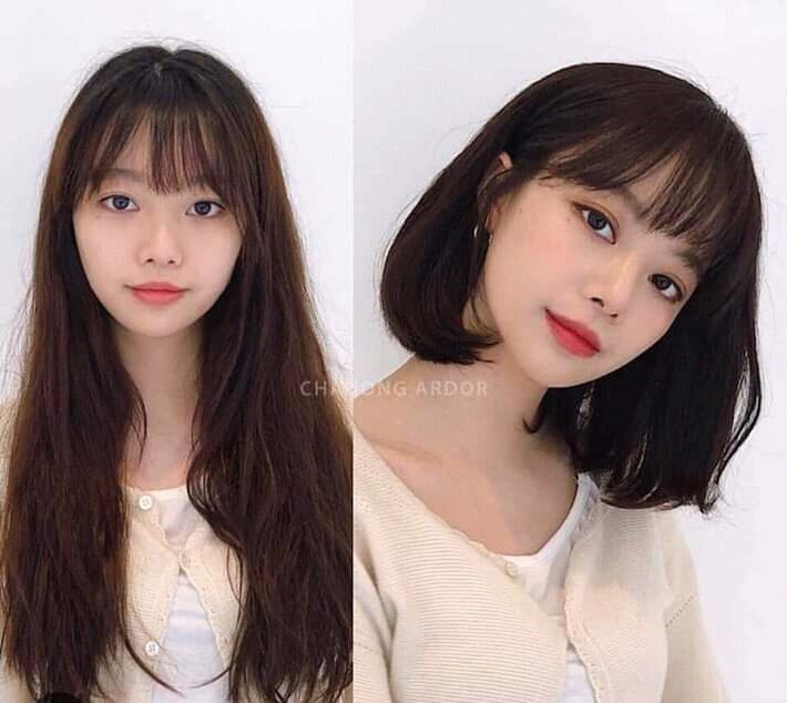 "Nhìn xong muốn chạy ra tiệm làm tóc ngay và luôn. Đúng là thay đổi kiểu tóc là khuôn mặt cũng khác hẳn luôn", "Trước nay mình vốn dĩ luôn để tóc dài và chưa bao giờ có ý định thay đổi, thế nhưng nhìn hình này mình quyết định ngày mai sẽ ra tiệm cắt tóc ngay và luôn" - Dân mạng hào hứng bình luận sự thay đổi sau khi cắt tóc.