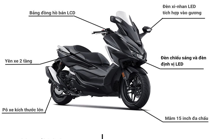 Đây là mẫu xe không quá xa lạ với khách hàng tại Việt Nam bởi thực tế trong khoảng vài năm trở lại đây, Honda Forza 350 bán tại Việt Nam thông qua các doanh nghiệp kinh doanh xe nhập khẩu tư nhân. Tham khảo tại một số cửa hàng, xe hiện có giá khoảng 285 triệu đồng.