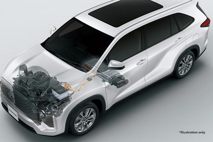 Động cơ này kết hợp với mô-tơ điện mạnh 113 mã lực và 206 Nm. Nhờ đó, Toyota Innova Hybrid 2023 có tổng công suất 186 mã lực.